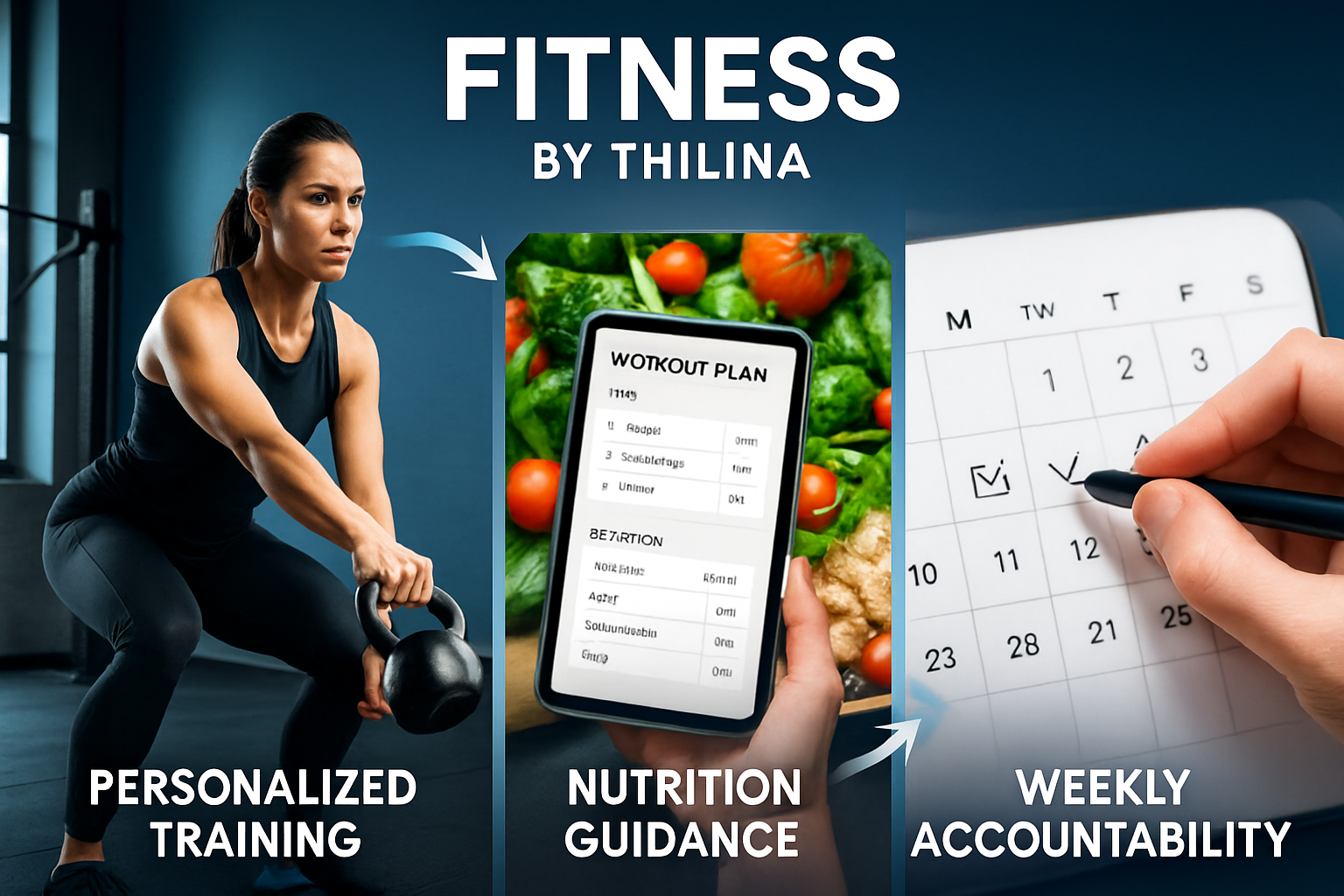 High-Impact Online Coaching: Personalized Training, Nutrition Guidance and Weekly Accountability for Just £100/Month by Fitness by Thilina